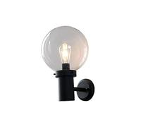 E27 Outdoor Wall Sconce 1 Pack 40W Modern Porch & Patio Wall Light Fixture Black Iron Wall Sconce Exterior Sconce Lights Suitable for Garage Living Room Courtyard House