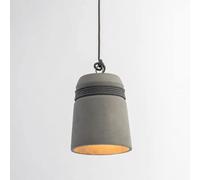 E27 Pendant Lighting Industrial Concrete Bell Shade Pendant Ceiling Light, Loft Hanging Ceiling Light, American Village Chandeliers for Restaurant Bar Counter Kitchen Island