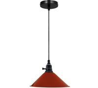 LEDSone Industrial 3-Light Pendant Light, Flush Mount Ceiling Light Fixture with Black Metal Cage Shade, Vintage Hanging Pendant Lighting for Kitchen, Island, Dining Room, Hallway