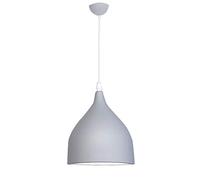 E27 Pendant Lights Light Shades Indoor Ceiling Lamp Modern Balcony Bar Chandelier Color Ecological Material - 17cm for Lighting, House, bar, café (Gray)
