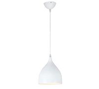 E27 Pendant Lights Light Shades Indoor Ceiling Lamp Modern Balcony Bar Chandelier Color Ecological Material - 17cm for Lighting, House, bar, café (White)