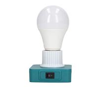 E27 Portable Bulb Lamp, Led Light Bulb with Screw Base E27 E27 Base Replacement Bulbs Compatible with 18V BL Series Batteries, for Indoor and Outdoor Use