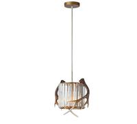 E27 Scandinavian Lig, Creative Retro Chandelier, for Living Room Restaurant bar B&B Cafe Card Holder Lamps and Lanterns,K