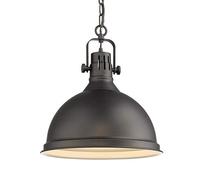E27 Screw Iron Pendant Lamp Shade, Personalized Single Head, Amen Industrial Style Ceiling Hanging Light, Bar Restaurant Corridor Decoration Lighting Fixtures