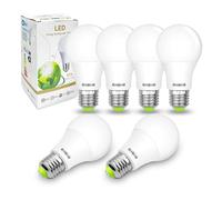 E27 Screw Led Bulb 12V Cool White 5 Watts Make-up Mirror Bulb Replacement E27 Edison Screw Energy Saving Bulb Solar Lighting System AC 12V/ DC12-24V Low Voltage 6000K (6 Pack)
