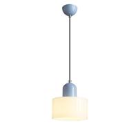E27 Source Hanging Light, Nordic Minimalist Chandelier, Creative Cylindrical-Shaped Glass Pendant Lamp Lampshade, Decorative Lighting Fixture for Bedroom, Corridor, Restaurant (Color: A)(B