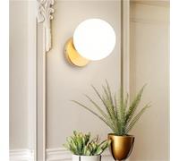 E27 Wall Sconce Modern Black Finish with Amber Shade Classic Lamp for Bedroom Staise Stylish Lighting Fixture