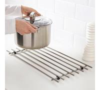 E2B® Rectangular Lamplig Trivet Stainless Steel worktop protector, Heat Rack Kitchen, Large Trivets for Hot Pans, Hot Trays & Plates Stand (1)