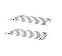 E2B Set of 2 Lamplig Trivet Stainless Steel worktop protector, Heat Rack Kitchen, Large Trivets for Hot Pans, Hot Trays & Plates Stand