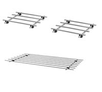 E2B Set of 3 Rectangular Lamplig Trivets Stainless Steel Work Top Protector, Large Trivet with Two Small Trivets for Hot Pan, Trays and Plates Stand