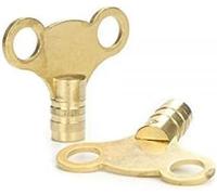 E2trade Radiator Key Solid Brass Radiator Bleeding Key Pack of 2