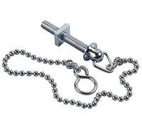 E2trade Replacement Chrome 18" Sink Basin Bath Ball Plug Chain and Stay S Hook Ends
