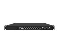 E3-1225V5 (32G RAM 512G SSD),Intel X710-DA4 4*10G SFP+,8 *I226-V 2.5GbE LAN | UDPTCP Firewall Hardware/C236 network security 1U Rack Industrial Computer/ Routers Server/ 2*DDR4 MAX 64G/4*SATA3.0/USB3.0