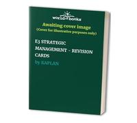 E3 STRATEGIC MANAGEMENT - REVISION CARDS