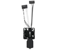 E3D High Flow ObXiDian® 500 Compatible with Bambu Lab X1E Complete HotEnd, 60% Increased Flow Rate, Smooth 3D Printing, Ideal for Fiber-Filled Filaments, Bambu Approved (0.6 mm)