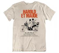 E3RDH5F37 Harold and Maude French Movie Poster v2 T Shirt Milk White