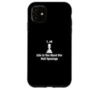 e4. Chess Opening. Chess Lover Kids Boys Girls Player Case for iPhone 11