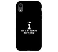 e4. Chess Opening. Chess Lover Kids Boys Girls Player Case for iPhone XR