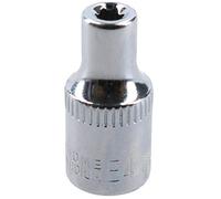 E4 Female Torx Socket Star Bit 1/4" Drive Standard External Chrome Vanadium Steel
