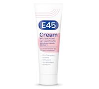 E45 Cream 50g Moisturiser for Dry & Sensitive Skin, Perfume Free | Emollient cream to soothe dry, itchy & irritated skin - Non-greasy, suitable for face, hands & eczema-prone skin