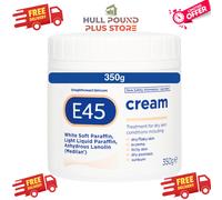 E45 Cream Moisturiser Dry Sensitive Skin Itchy Irritated Red Eczema 350g