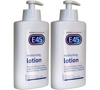 E45 Dermatological Moisturising Lotion, 500 ml x 2