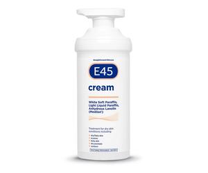 E45 Dermatological Moisturising Cream Pump, 500 g