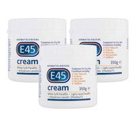 E45 Dermatological Moisturising Cream Sensitive Dry Skin Body Care Pack 3 x 350g
