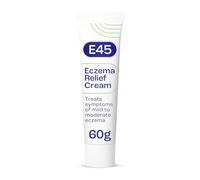 E45 Eczema Relief Cream 60g To Treat Symptoms of Eczema Reduces itching and redness Emollient Cream Steroid free