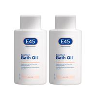 E45 Emollient Bath Oil to Moisturise Dry Skin 500 ml - Pack of 2