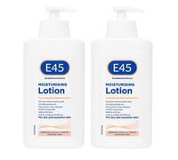 E45 Lotion Moisturiser for Dry and Sensitive Skin 2 x 500ml (pump head bottle)