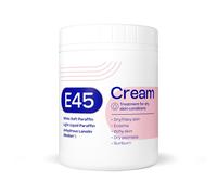 E45 Moisturiser, Body, Face And Hand Cream For Dry, Flaky Skin, Suitable For Eczema, Dry Psoriasis, Sunburn, 500g Tub