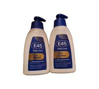 E45 Rich Cream Daily Care Body Moisturiser with Vitamin C & E 400ml 2 Pack