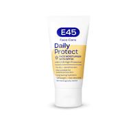 E45 SPF Face Moisturiser - Hydrating Facial Moisturiser SPF 30 Protection Against UVA & UVB Rays - SPF Face Cream for Dry Skin, Se