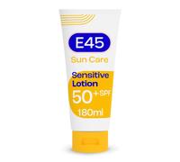 E45 Sun Body Lotion for Sensitive Skin. Hydrating Sun Cream with very high UVA and UVB protection and SPF 50+. For Dry Skin, Sensitive Skin and Eczema