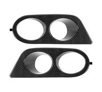 E46 1999 - E46 M3 CSL Front Splitter - Car Bumper Fog Light Guard Front Fog Light Cove 2Pcs Front Bumper Foglight Cover Dual Holes Car Accessory Fit for E46 M3 2001?2006(Carbon Fiber)