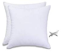 E4Emporium Luxury Duck Feather Cushion Pads Inners with 100% Cotton Case - 20" Pack of 4