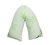 E4Emporium V Shaped Memory Foam Pillow - Orthopaedic Removable & Breathable Bamboo Casing, Back & Neck Support, Nursing, Maternity and Pregnancy Pillow