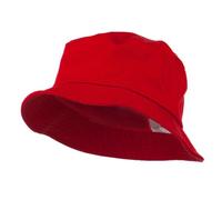 e4Hats.com Big Size Cotton Blend Twill Bucket Hat, Red, XL/XXL