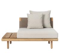 E520 Embrace Sofa Module with short backrest and side table Outdoor Carl Hansen & Søn