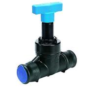 E5874 - TALBOT Pushfit 25mm Plastic Stopcock