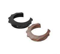 E61 Group Head Anti-Scald Cover for 58mm Coffee Machine Insulated Rubber Handle to Prevent Burns and Ensures Safe Brewing with Easy Installation(BLACK)