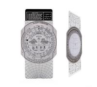 E6B Mechanical Flight Computer Aviation Slide Rule Navigation Plotter for Pilot Training and Flight Planning with Wind Correction Chart and Ground Speed(E6B)