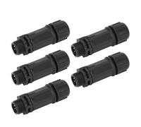 E7 Connector Vertical Assembly 4 Electrical Cable Connector 60V 2A Thermoplastic PA66 IP67 Rated for Outdoor Power Tools Marine Equipment