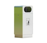 E7v2T9k6 Garden Trash Can Outdoor Dustbin for Street Public Area