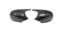 E90 E91 Black M3 Cover E81 E82 E87 E88 1 3 Series E92 E93 Carbon Fiber Pattern M Look Rear Mirror Cap Car Accessories