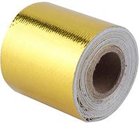 EA ARENA Aluminum Foil Tape, 10m * 5cm/32.8ft * 2in Car Aluminum Foil Adhesive Tape Roll Adhesive Reflective Heat Shield Wrap Tape for Insulating Exhaust Pipe Sealing Ducts Car Panel