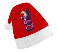 Ea-gles And Snake Fashion Christmas Hat Soft Breathable Xmas Beanie Santa Headwear for New Year Party