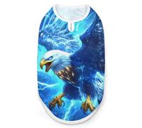 Ea-gles Braving Thunders Cute Dog Shirt Sleeveless Soft Breathable Pet Apparel Tank Top Summer Cool L