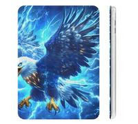 Ea-gles Braving Thunders Cute Tablet Case with Pencil Holder Unisex Slim Hard Protective Cover Compatible with iPad Mini 4/5/6